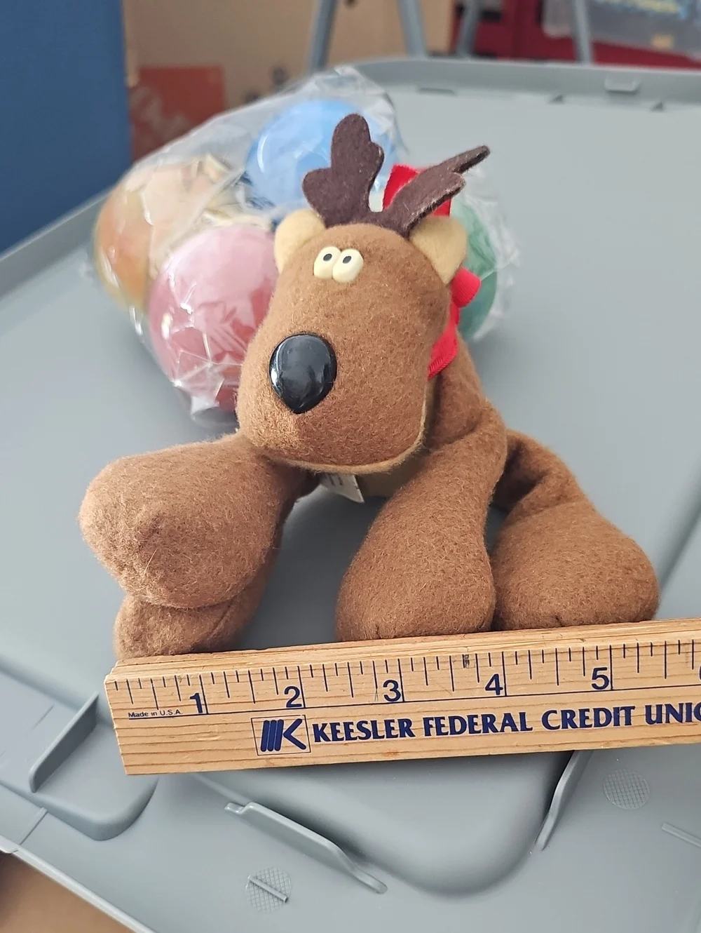 Rodney Reindeer Bean Bag Plush Christmas Vintage Deer Buck 🦌